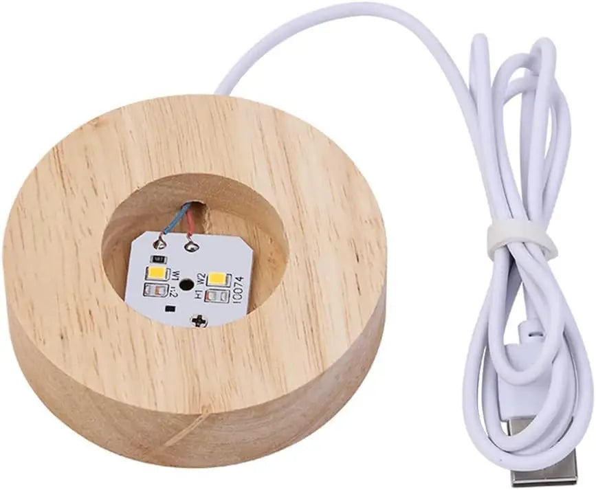 3D Saturn Crystal Ball LED Night Lamp