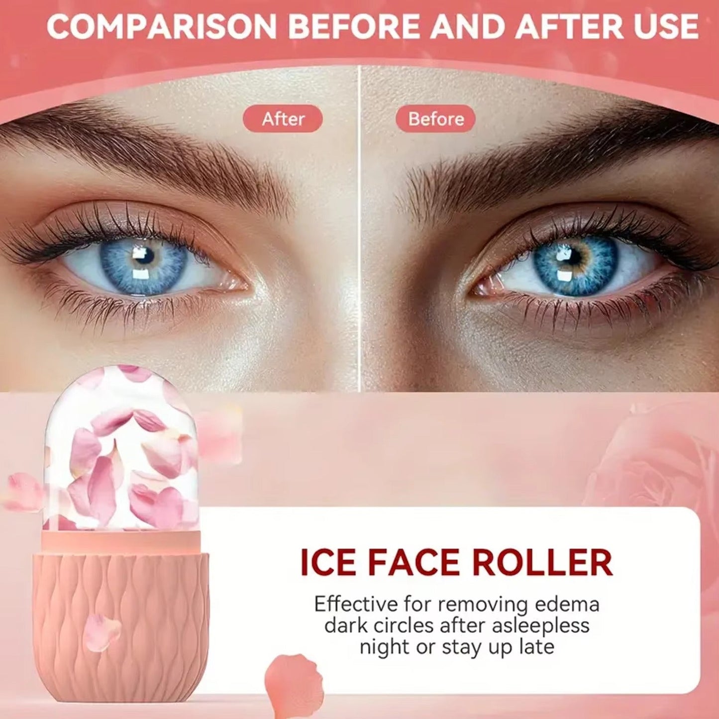 Silicone ice facial roller and scrub usage demonstration Pakistan