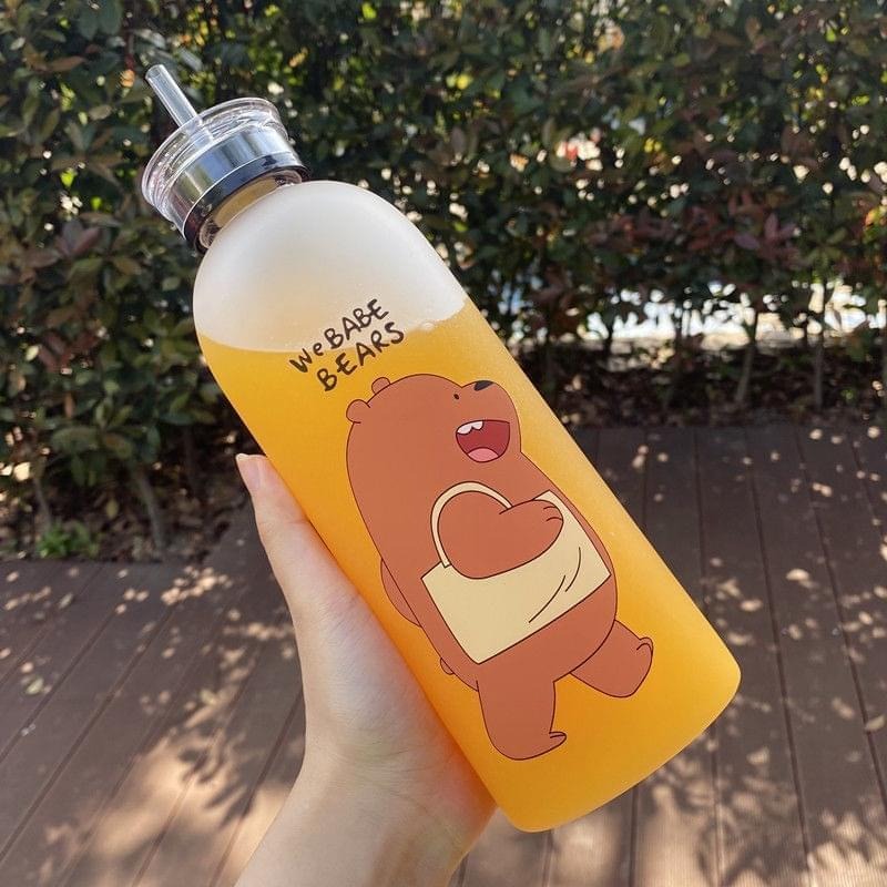 1000ml Cartoon Bear Water Bottle