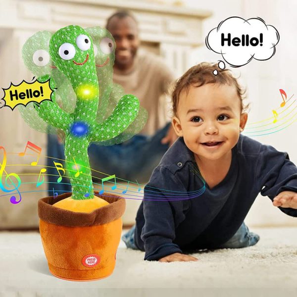Dancing Talking Cactus Plush Toy for Kids Repeats Words Pakistan