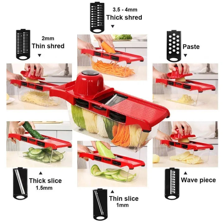 10-in-1 Mandoline Vegetable Slicer & Cutter