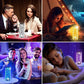 16-Color Rechargeable Rose Crystal Lamp with Remote