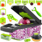16-in-1 Vegetable Chopper & Food Slicer with Container