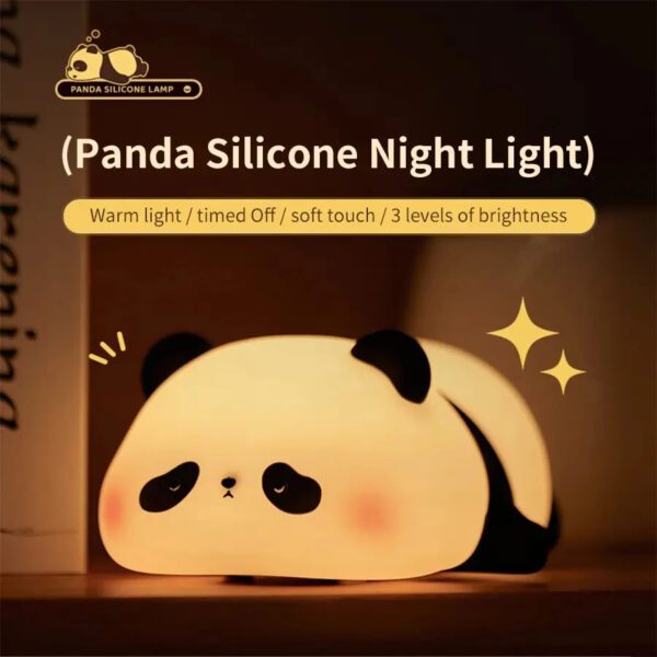 Rechargeable Silicone Panda Night Lamp