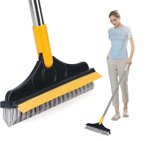 2-in-1 Floor Cleaning Broom Wiper