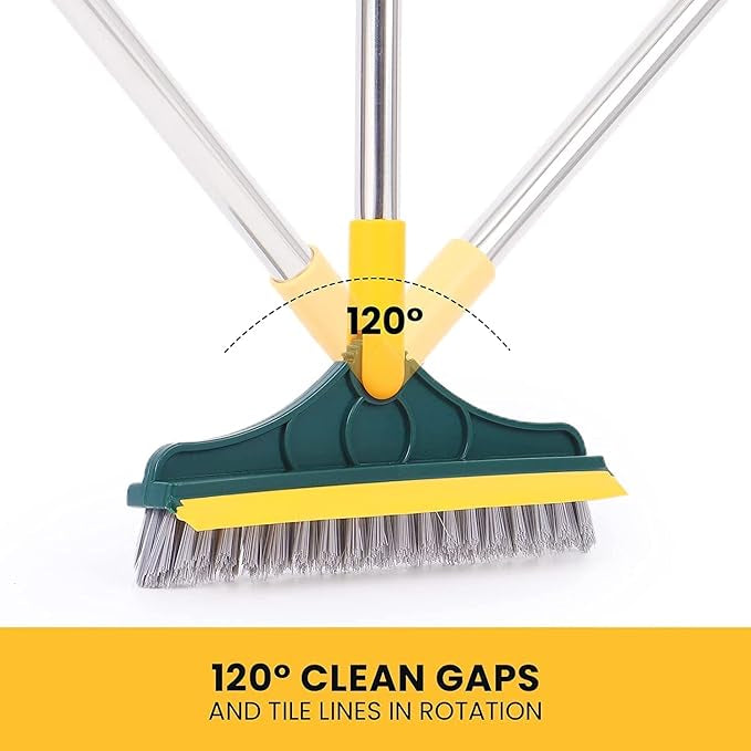 2-in-1 Floor Cleaning Broom Wiper
