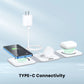 3-in-1 Foldable 15W Magnetic Wireless Charging Station