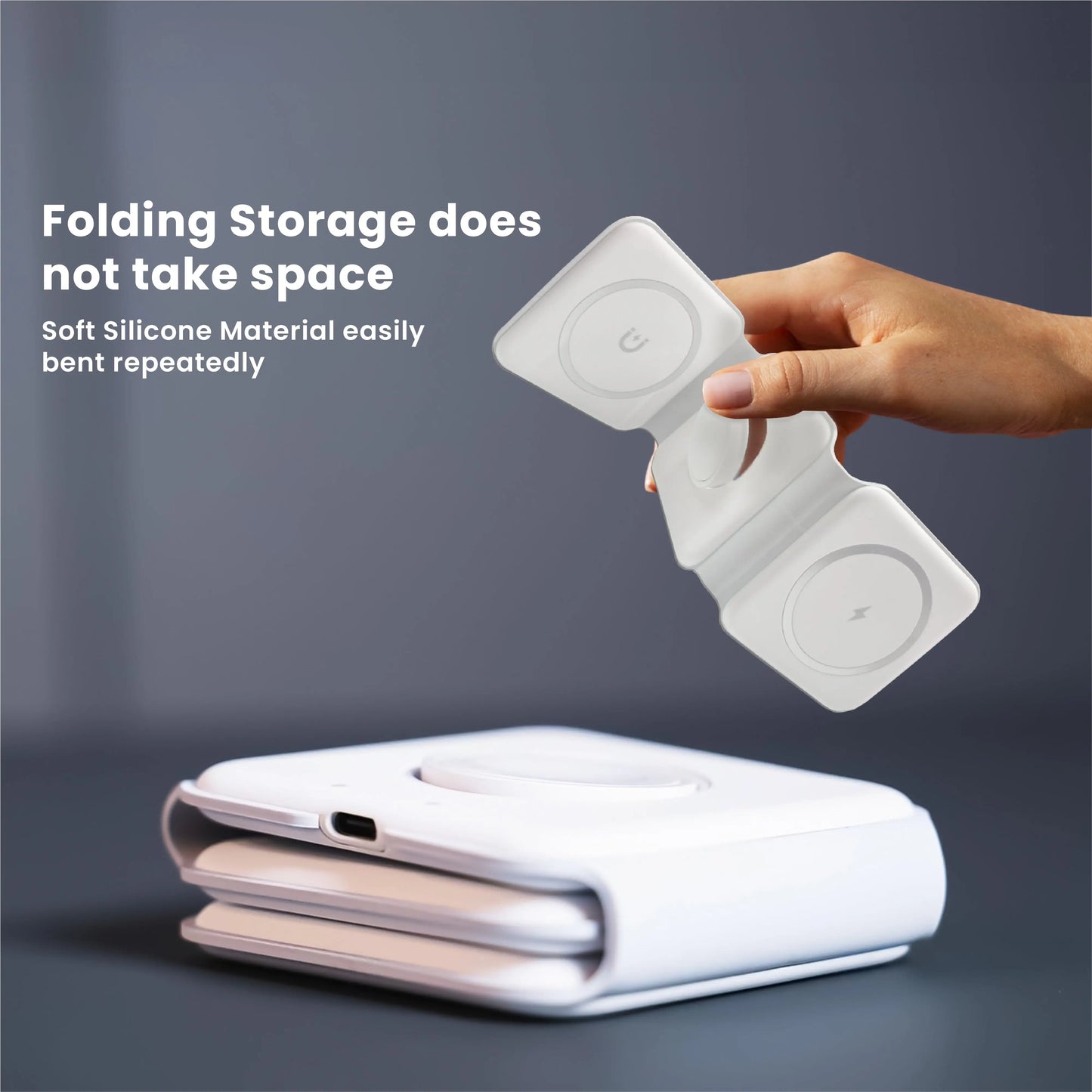 3-in-1 Foldable 15W Magnetic Wireless Charging Station