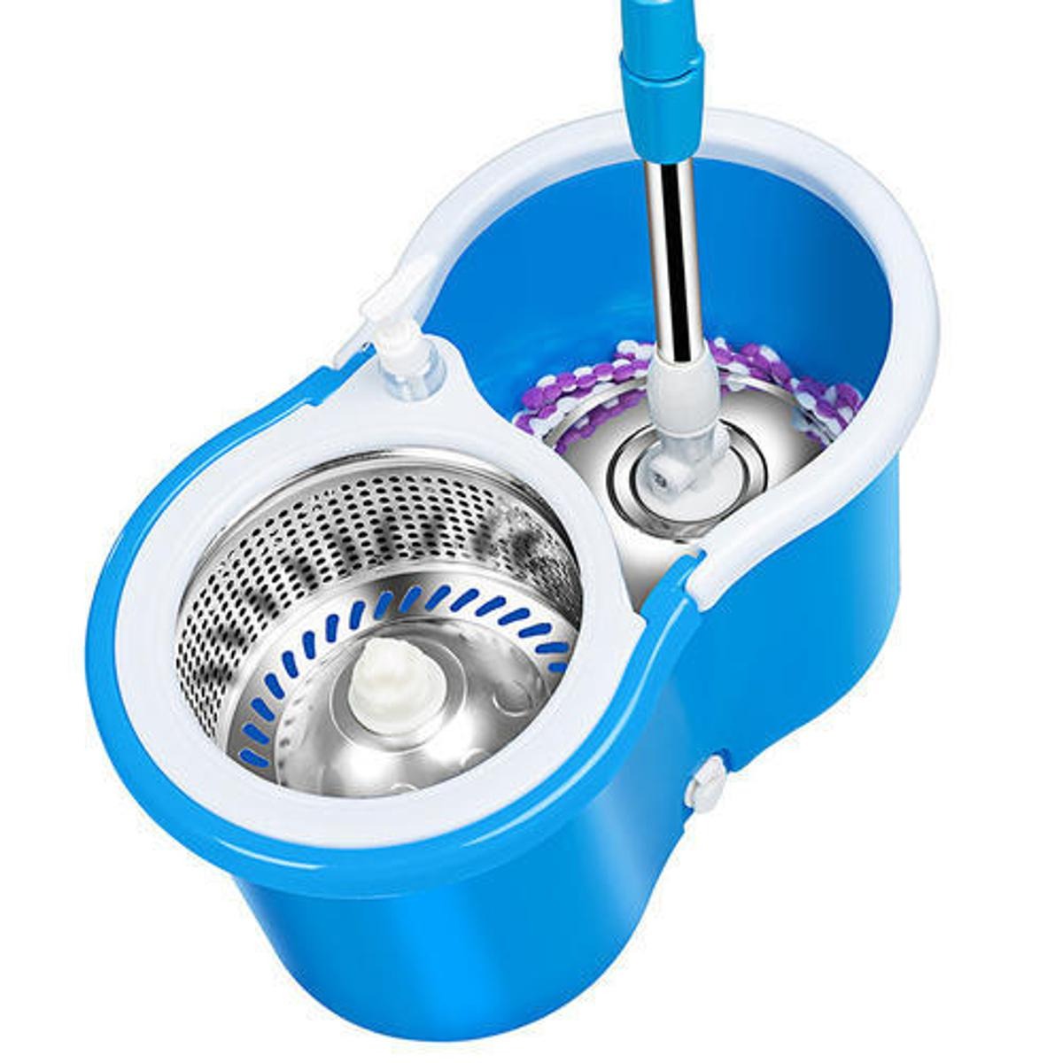 360 Spin Mop Set with Steel Bucket