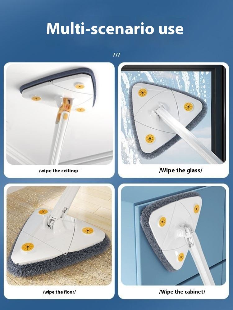 Triangle Microfiber Self-Wringing Floor Mop