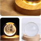 3D Saturn Crystal Ball LED Night Lamp