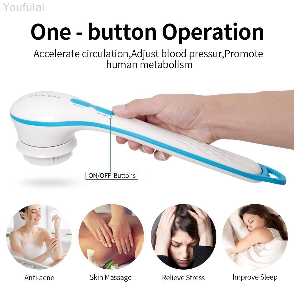 5-in-1 Electric Spin Body Brush