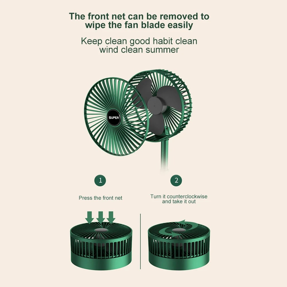 Portable USB Rechargeable Mini Fan