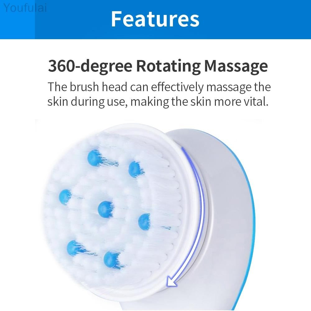 5-in-1 Electric Spin Body Brush
