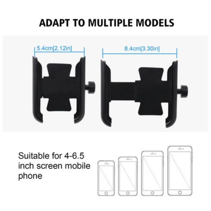 Aluminum Alloy Bike & Motorcycle Phone Holder