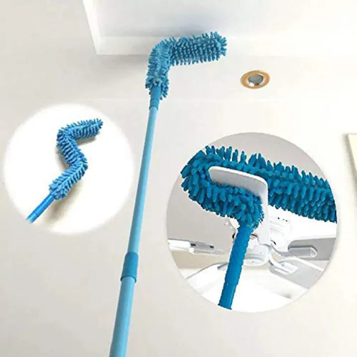 Flexible Micro Fiber Duster With Stainless Steel Handle