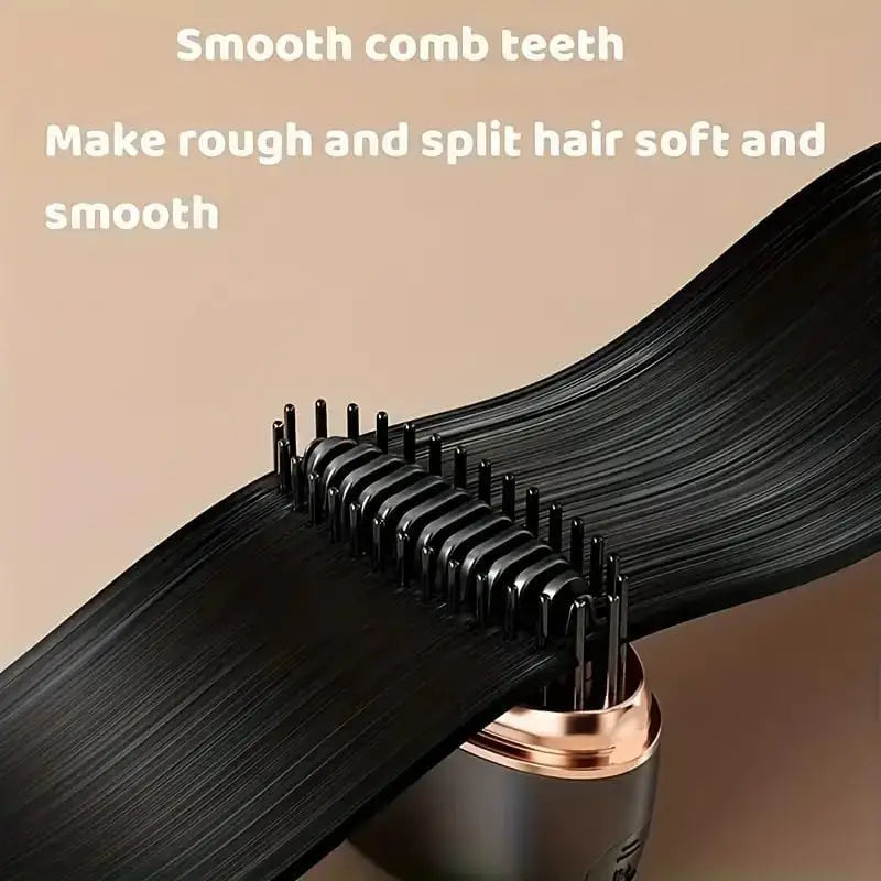 Mini Rechargeable Wireless Hair Straightening Comb
