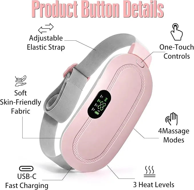 Rechargeable Menstrual Heating Pad Belt for Women