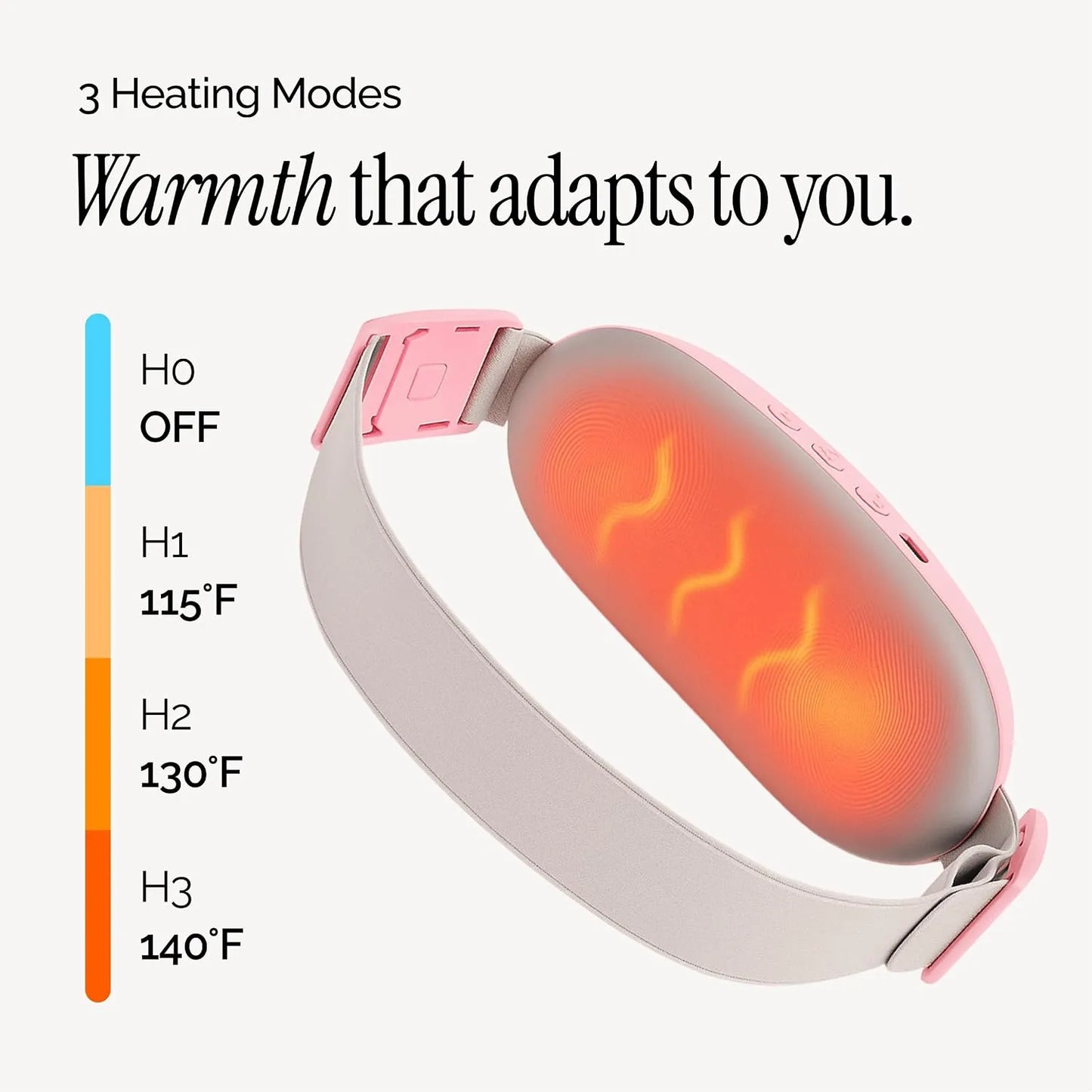 Rechargeable Menstrual Heating Pad Belt for Women