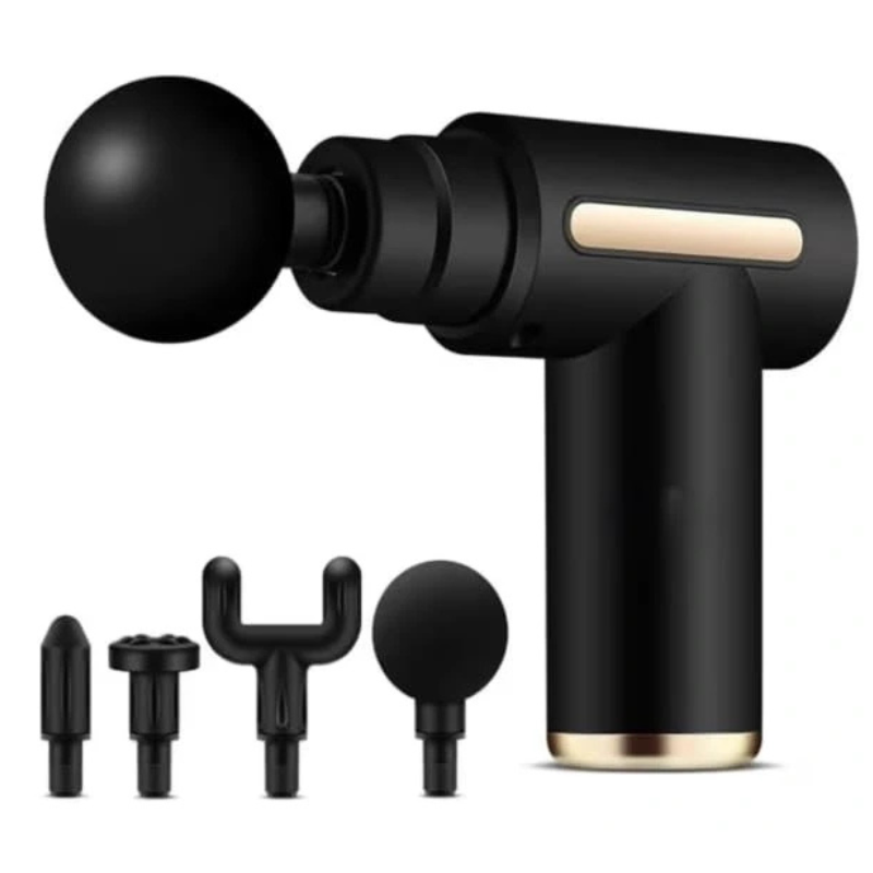 Professional Rechargeable Massage Gun with 4 Heads