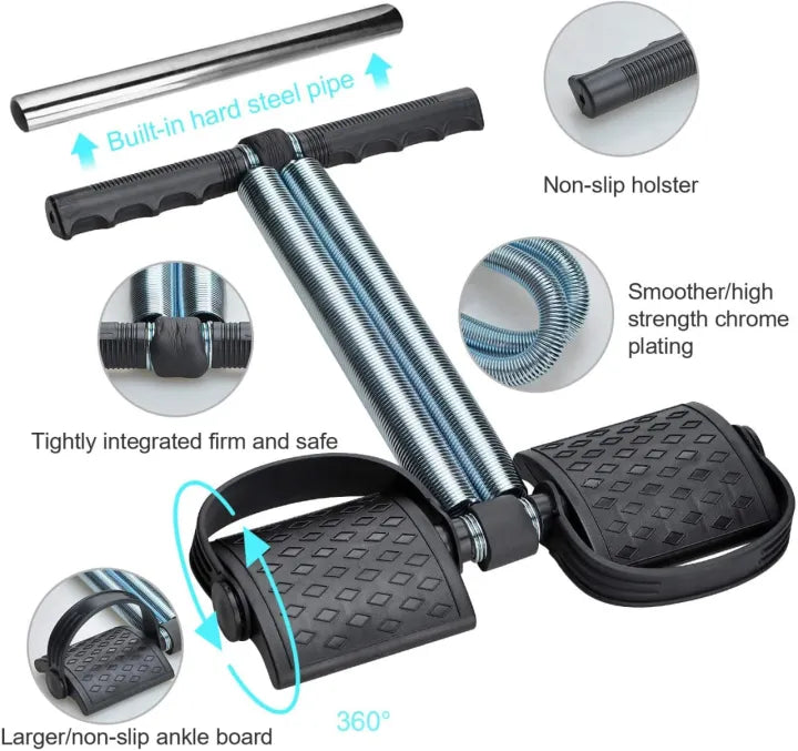 Double-Spring Tummy Trimmer Resistance Trainer