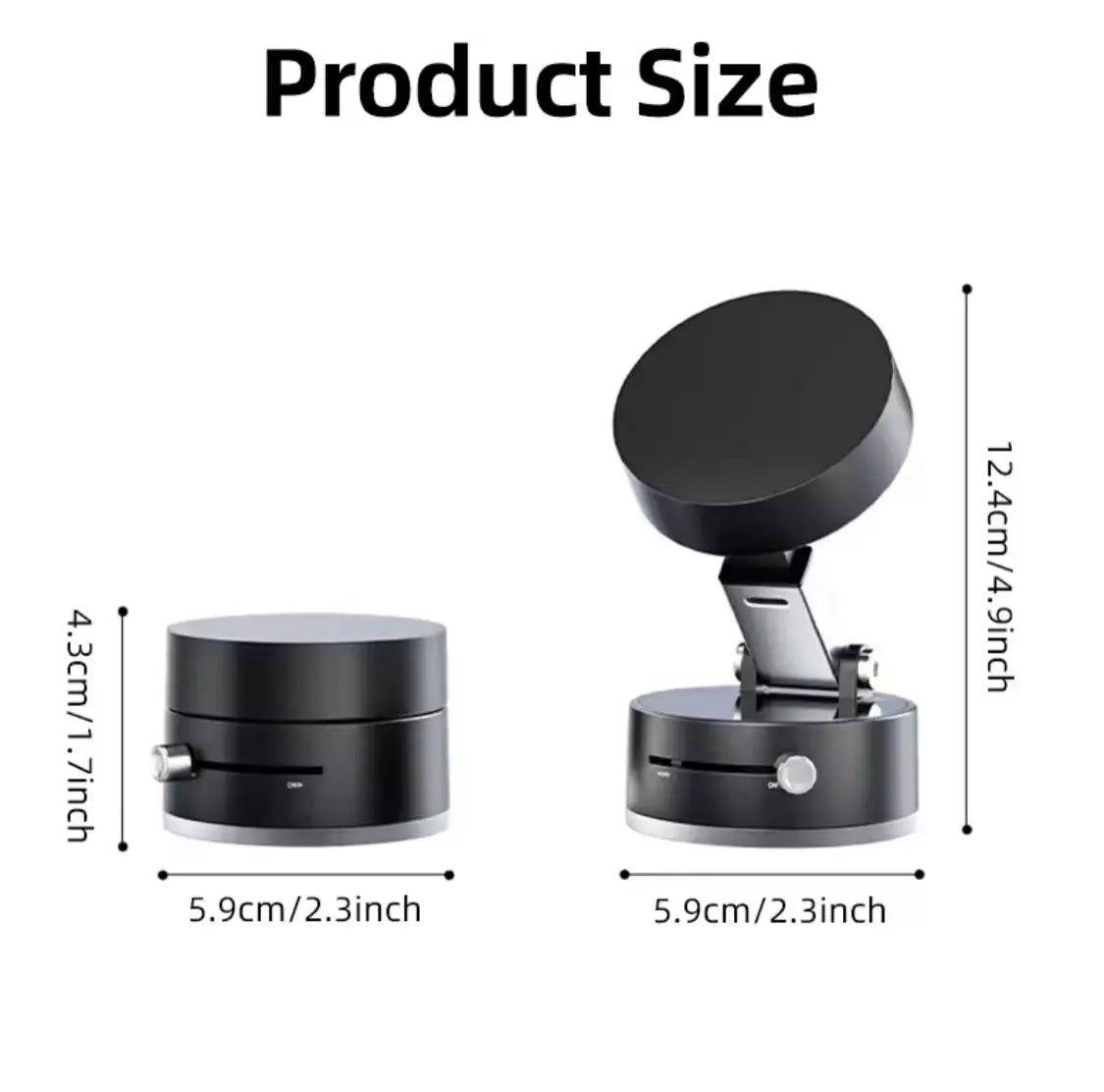 Double-Sided Vacuum Magnetic Phone Holder