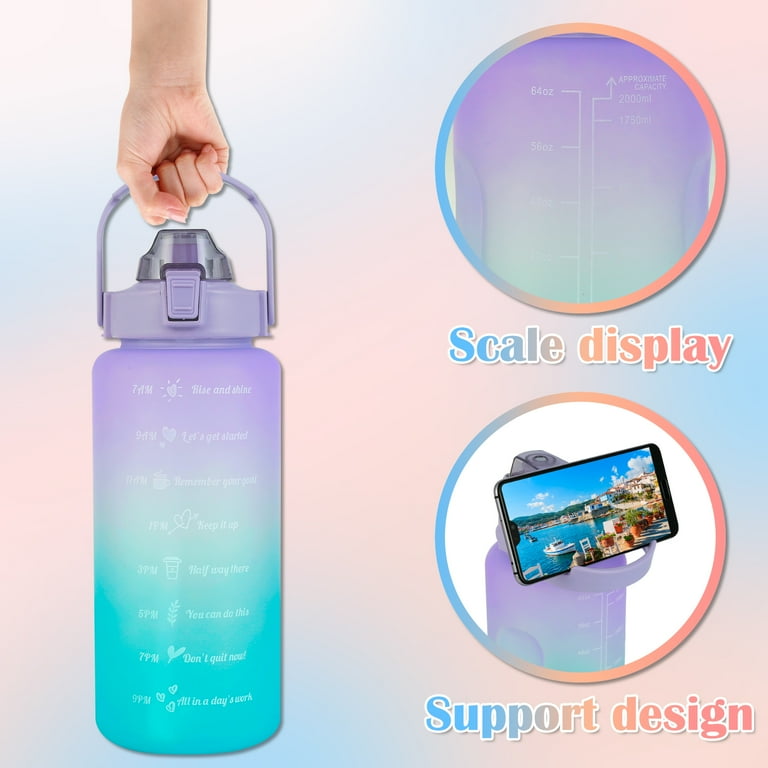 3-Piece Motivational Water Bottle Set