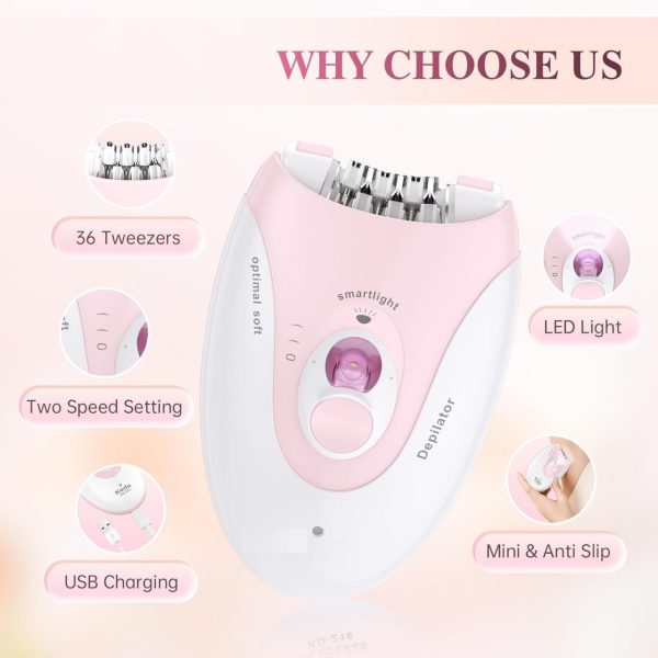 Daling DL-6032 Cordless Women Epilator Hair Remover Pakistan
