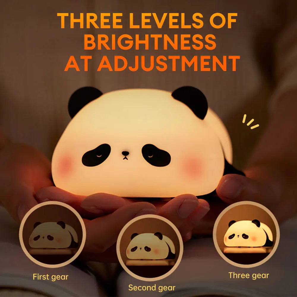 Rechargeable Silicone Panda Night Lamp