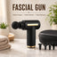 5-in-1 Electric Massage Gun with 4 Heads & 6 Speeds