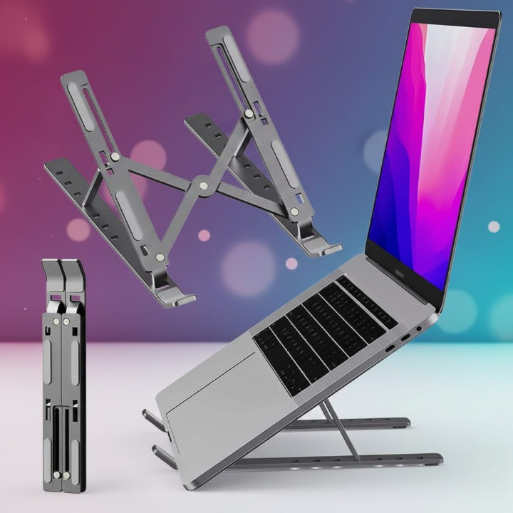 Foldable Adjustable Aluminum Laptop Stand