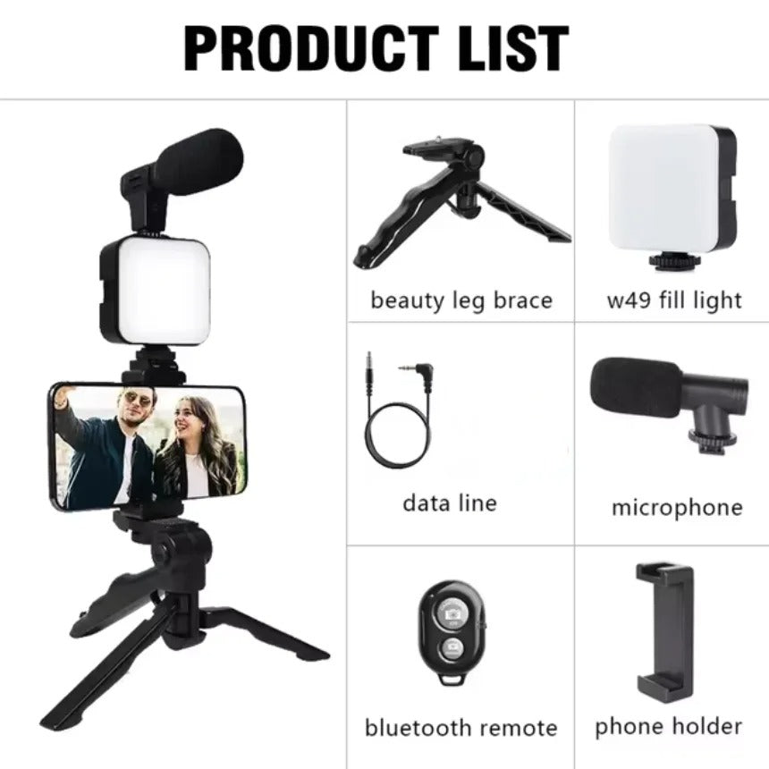 AY-49 Mobile Vlogging Kit for Content Creators