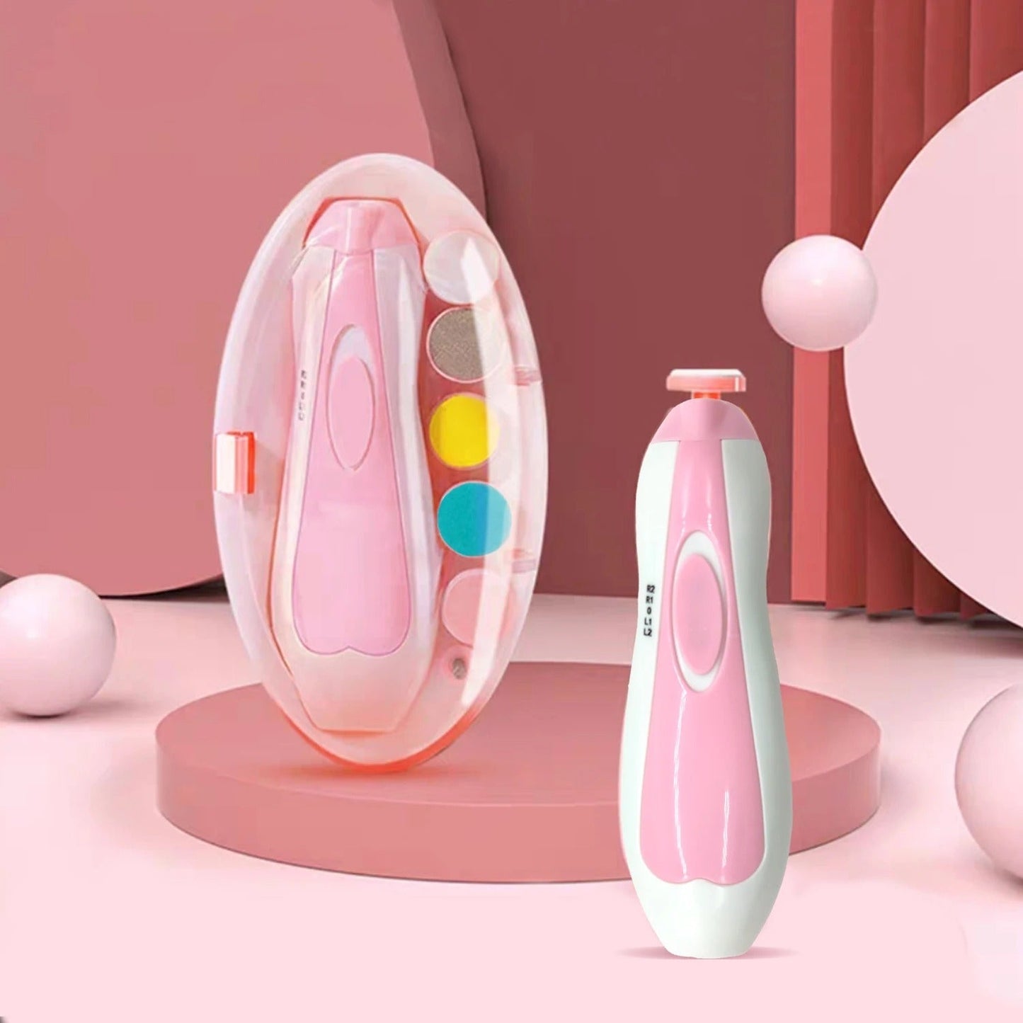 Electric Baby Nail Trimmer Clipper Set for Infants Pakistan