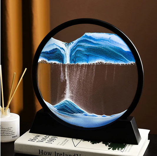 3D Moving Sand Art Frame 7 inch Liquid Motion Decor Pakistan